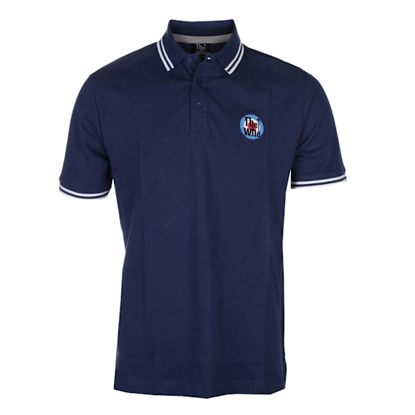 The Who Unisex Vuxen Target Logotyp Polotröja S Marinblå Navy Blue S