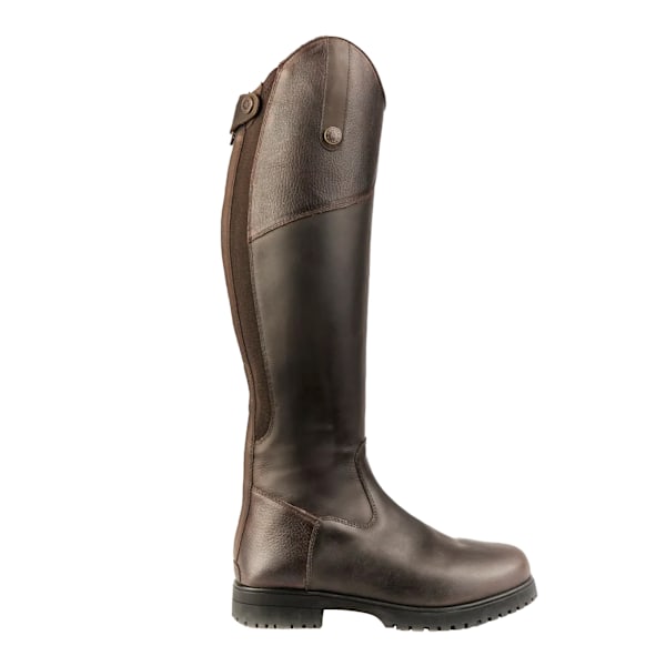 Moretta Dam/Dam Ventura Läder Ridstövlar 5 UK Wide Mörkbrun Dark Brown 5 UK Wide