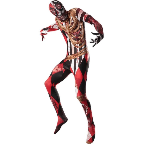 Rubiner Unisex Adult Dead Acrobat Costume M Svart/Röd Black/Red M