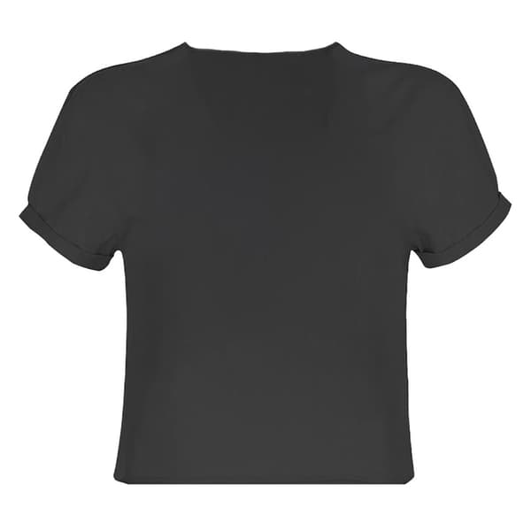 Amplified Dam/Dam Script Cypress Hill Crop Top M Kolgrå Charcoal M