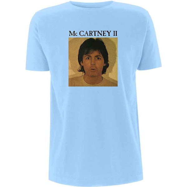 Paul McCartney Unisex McCartney II T-shirt L Ljusblå Light Blue L