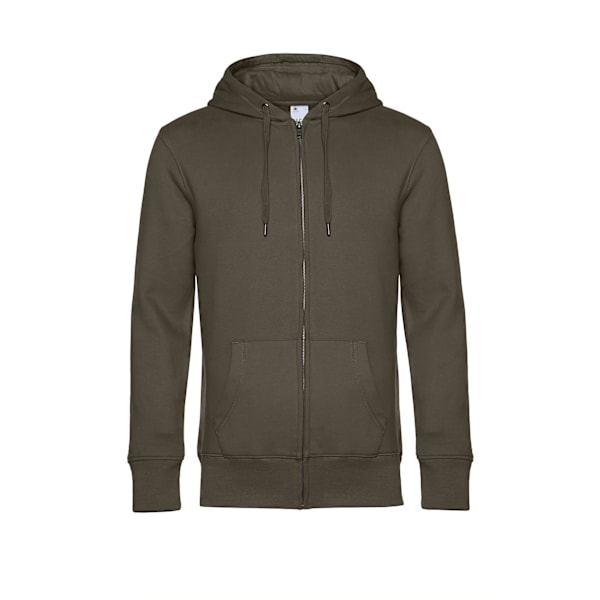 B&C Herr Full Zip Hoodie S Khaki Khaki S