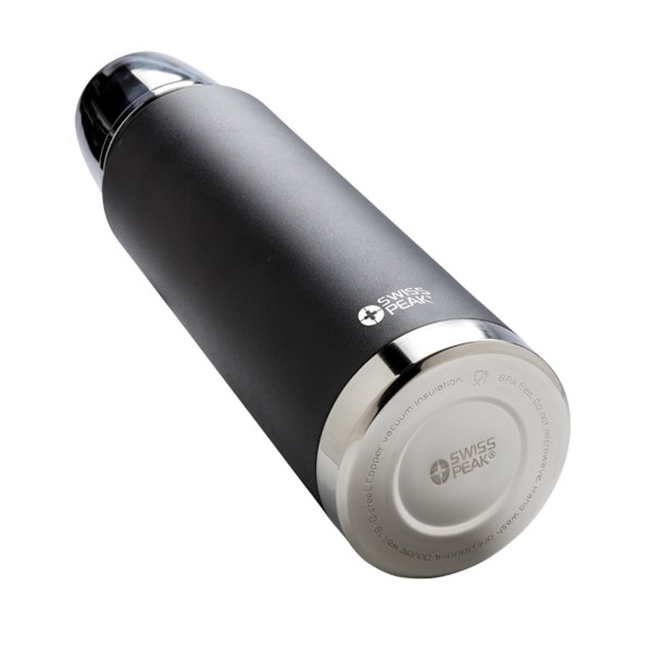 Swiss Peak Elite Koppar Vakuumisolering 1L Flaska One Size Bla Black One Size