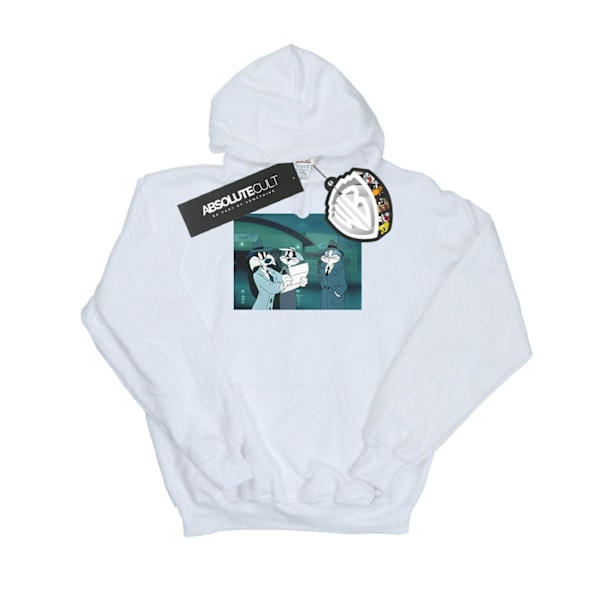 Looney Tunes Girls Bugs Bunny Sylvester Letter Hoodie 9-11 År White 9-11 Years