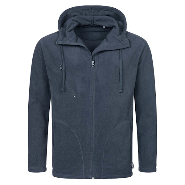 Stedman Herr Active Hooded Fleece Jacka S Blå Midnight Blue Midnight S