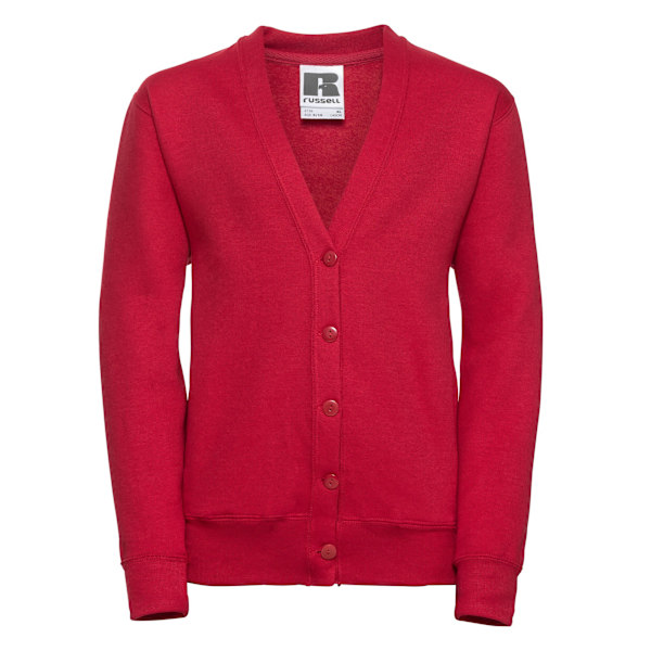 Jerzees Schoolgear Barn/Barn Cardigan 11-12 År Klassisk Classic Red 11-12 Years