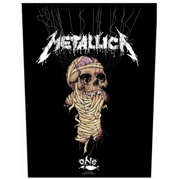 Metallica One String Patch One Size Svart/Vit Black/White One Size
