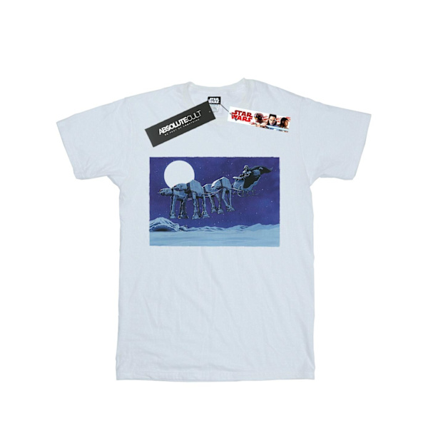 Star Wars Jul AT-AT Sleigh T-shirt L Vit White L