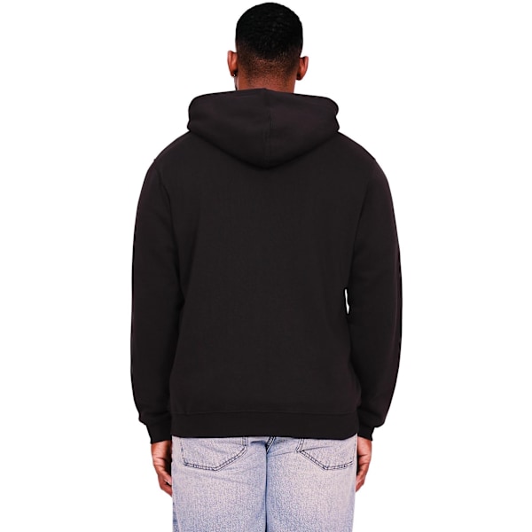 Casual Classics Unisex Vuxen Core Ringspun Bomull Hög Full Zip Black S