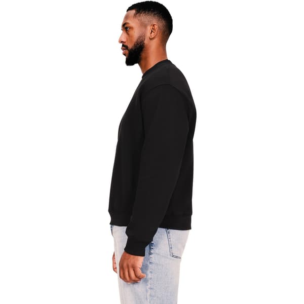 Casual Classics Herr Ringspun Bomull Förlängd Halsringning Oversize Black XS