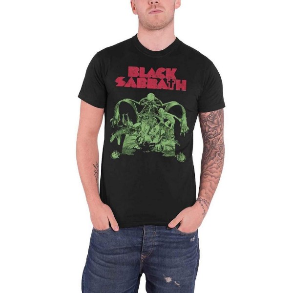 Svart Sabbath Unisex T-shirt med utskärning för vuxna XXL Svart Black XXL