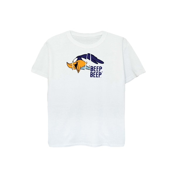 Looney Tunes Herr Beep Beep Road Runner Bomull T-shirt S Vit White S