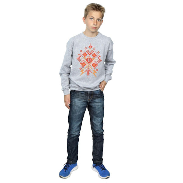 Harry Potter Pojkar Jul Fair Isle Sweatshirt 12-13 År Sp Sports Grey 12-13 Years