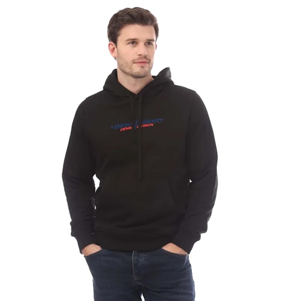 Diesel Herr S-Ginn Hoodie M Svart Black M