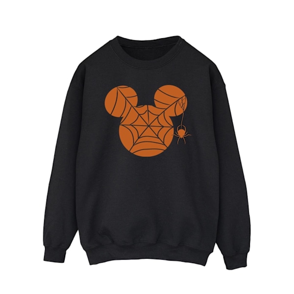 Mickey Mouse Herrar Cobweb Sweatshirt 4XL Svart Black 4XL