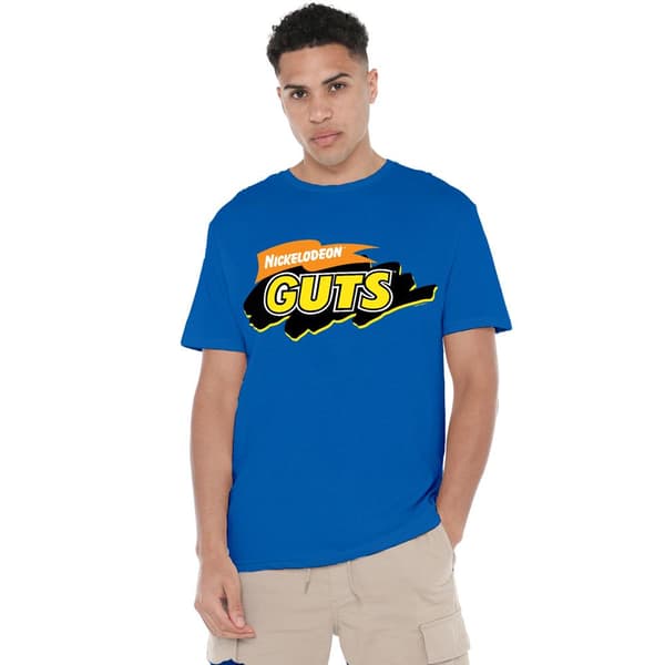 Nickleodeon Guts Herr Logotyp T-Shirt M Kungsblå Royal Blue M