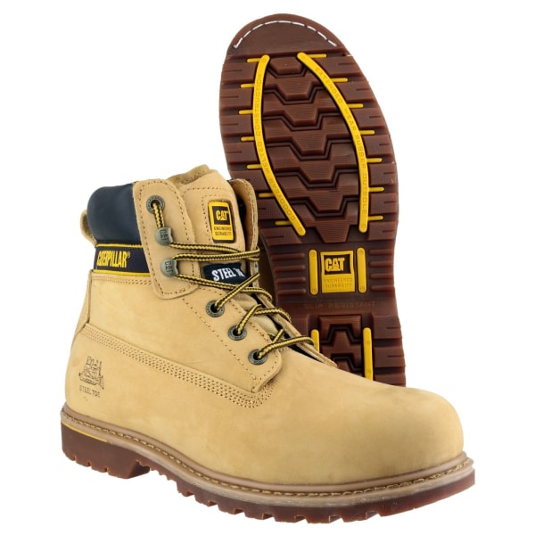 Caterpillar Holton SB Safety Boot / Herrstövlar / Boots Safety 8 Honey 8 UK
