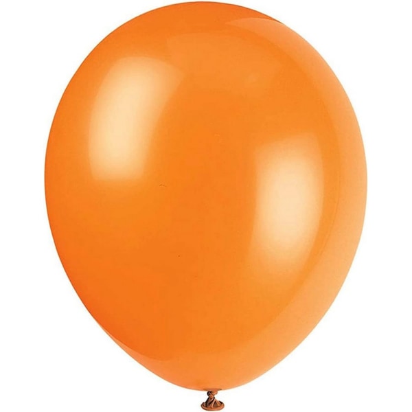 Build My Party latexballonger (paket med 100) One Size Orange Orange One Size