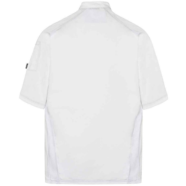 Le Chef Unisex Adult Executive Kortärmad Kockjacka M Vit White M
