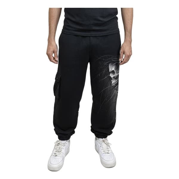 Spiral Direct Unisex Vuxen Death Forever Cargo Joggingbyxor Black M