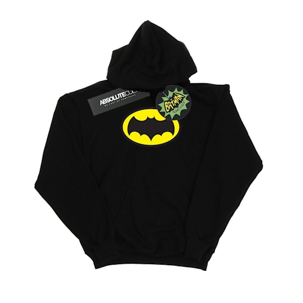 DC Comics Boys Batman TV-serie Logo Hoodie 7-8 år Svart Black 7-8 Years