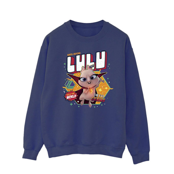 DC Comics Herr DC League Of Super-Pets Lulu Evil Genius Sweatshirt Navy Blue 5XL