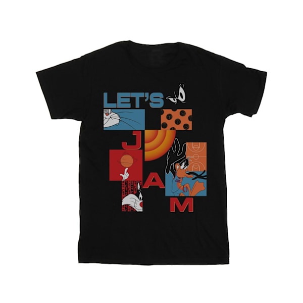 Space Jam: A New Legacy Mens Jam Boxes Alt T-Shirt XXL Svart Black XXL