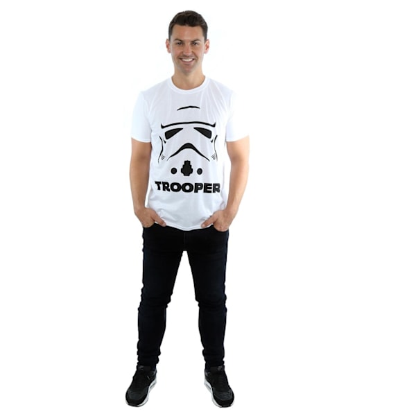 Star Wars Stormtrooper T-shirt för män, vit, storlek M White M