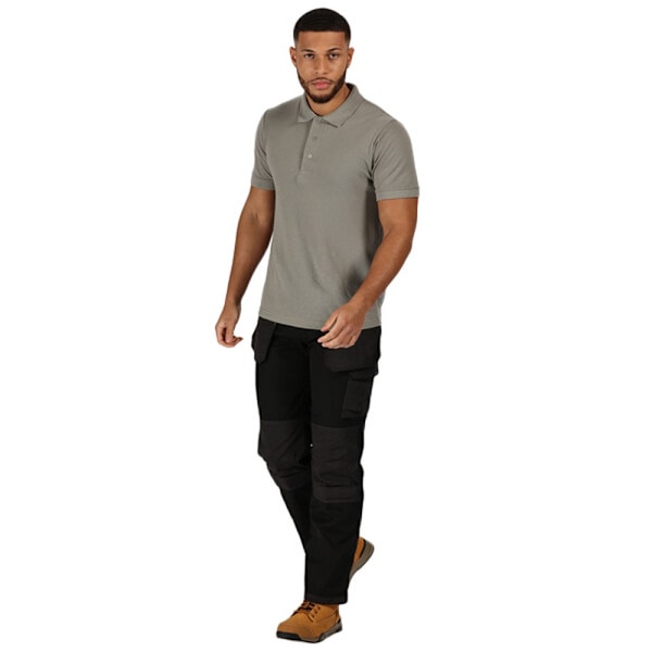 Regatta Professional Mens Classic 65/35 Kortärmad Poloskjorta Dark Steel XXXXL
