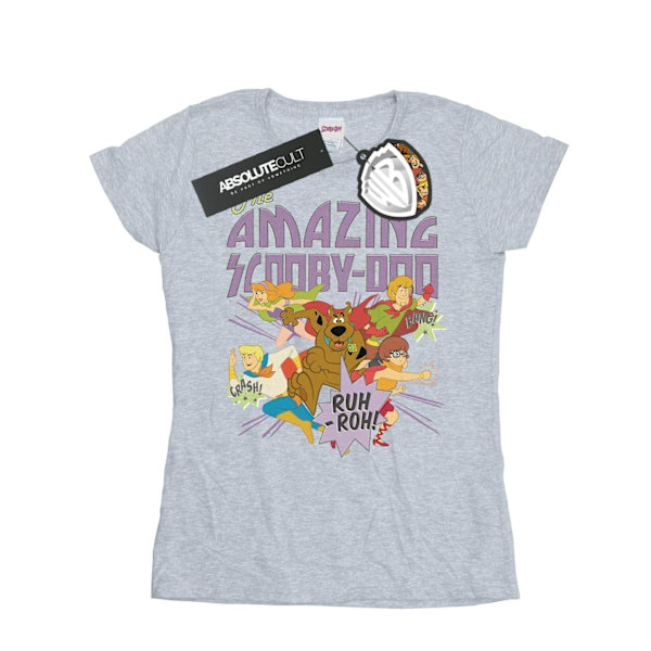 Scooby Doo Dam/Damer The Amazing Scooby Bomull T-shirt S Sp Sports Grey S