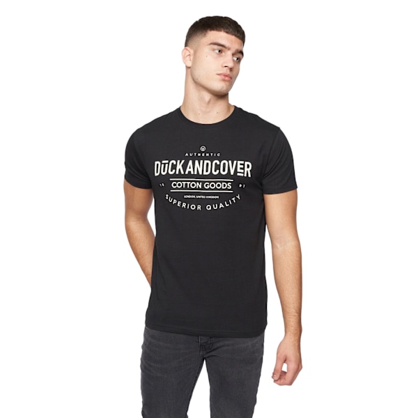 Duck and Cover Mens Ventmans Assorted Designs T-Shirt (5-pack) Black/White/Grey/Navy Blue/Light Bl S