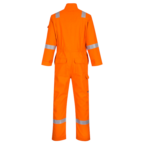 Portwest Bizflame flamskyddad arbetsbyxa/overall XL Orange XL/R