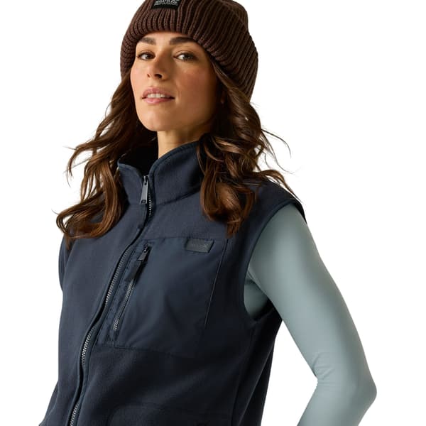 Regatta Frankie Microfleece-väst för dam, 12 UK, Marinblå Navy 12 UK