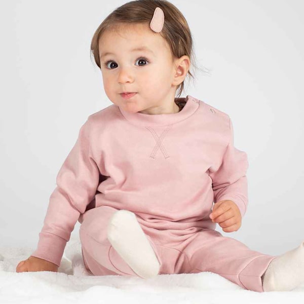 Larkwood Barnkläder/Barn Hållbara Joggingbyxor 6-12 Månader Soft Pink 6-12 Months