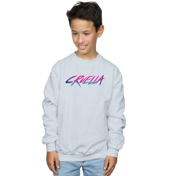 Disney Boys Rad Cruella Sweatshirt 12-13 år Vit White 12-13 Years