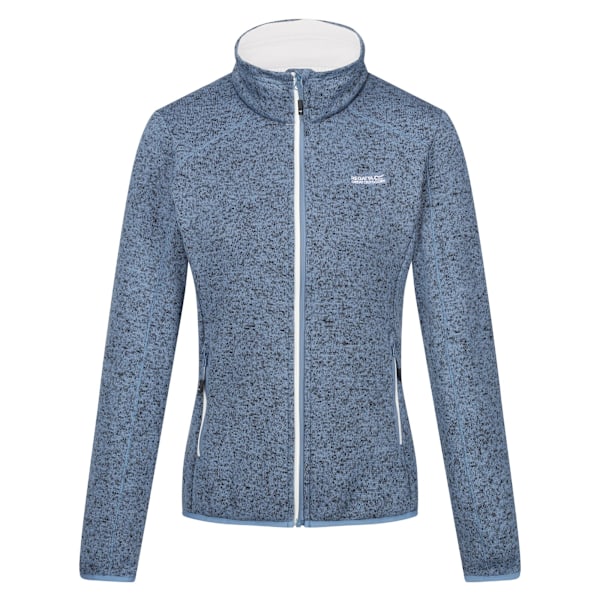 Regatta Dam/Kvinnor Newhill Marl Full Zip Fleecejacka 12 UK Coronet Blue/White 12 UK