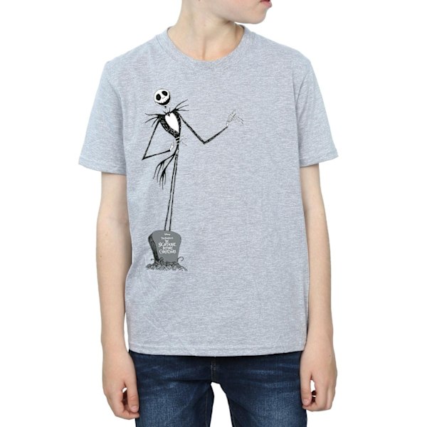 Disney Boys Nightmare Before Christmas Jack Pose T-shirt 12-13 Sports Grey 12-13 Years