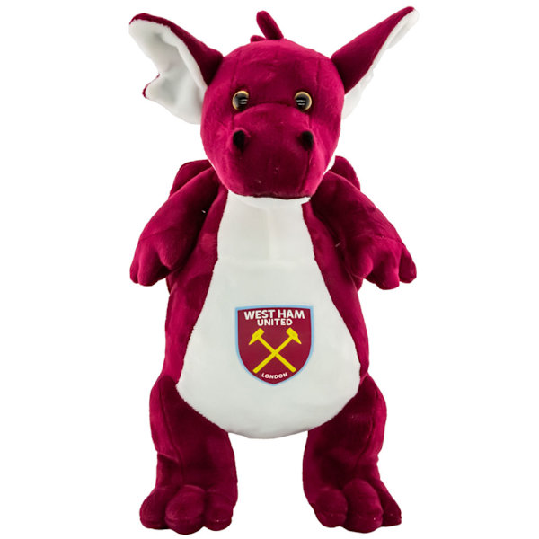 West Ham United FC Dragon Plyschleksak One Size Claret/White Claret/White One Size