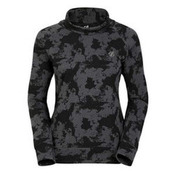 Dare 2B Dam/Ladies Offline Mirage Print Sweatshirt 10 UK Bla Black 10 UK