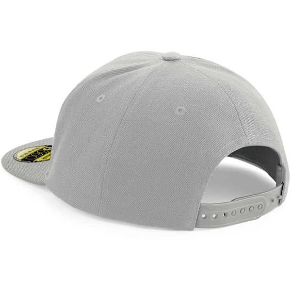 Beechfield Unisex Original Flat Peak Snapback Cap One Size Grå Grey/ Grey One Size