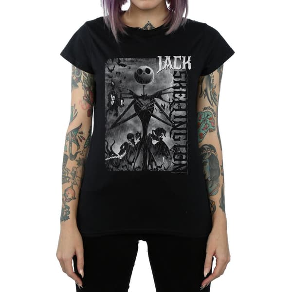 Disney Dam/Damer Nightmare Before Christmas Skellington Cot Black L