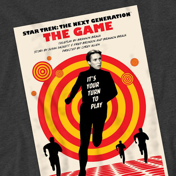 Star Trek Unisex Vuxen The Next Generation Säsong 5 Avsnitt 6 T-shirt Charcoal M