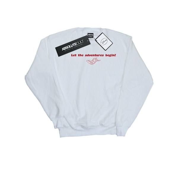 Disney Herr Aladdin Låt Äventyren Börja Sweatshirt M Vit White M