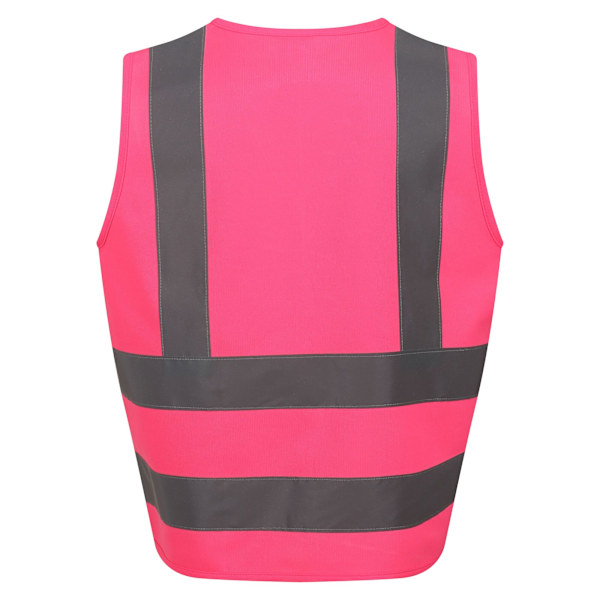 Regatta Barn/Barn Hi-Vis Väst 11-12 År Fluro Rosa Fluro Pink 11-12 Years