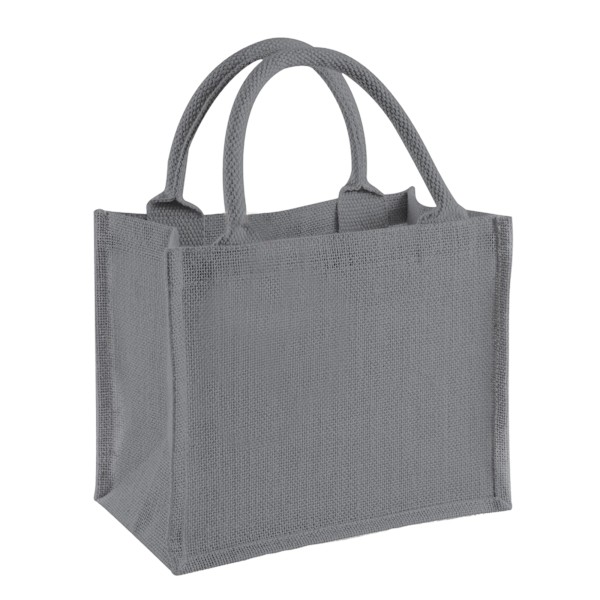 Westford Mill Mini Jute Presentpåse One Size Graphite Grey Graphite Grey One Size
