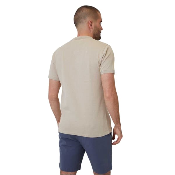 Threadbare Herr Rocco Kortärmad Pikétröja S Stone Stone S