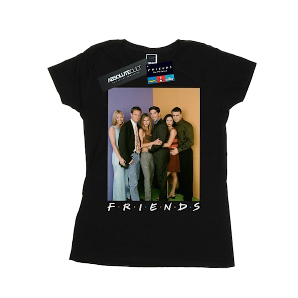 Friends Dam/Damer Gruppfoto Bomull T-shirt XL Svart Black XL