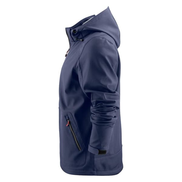 Printer Herr Karting Soft Shell Jacka XXL Marinblå Navy XXL