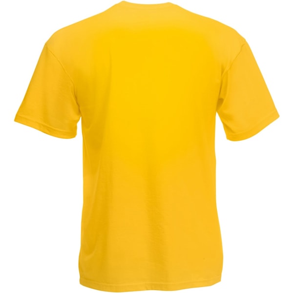 Fruit Of The Loom Mens Valueweight V-Neck, Kortärmad T-shirt Sunflower 3XL