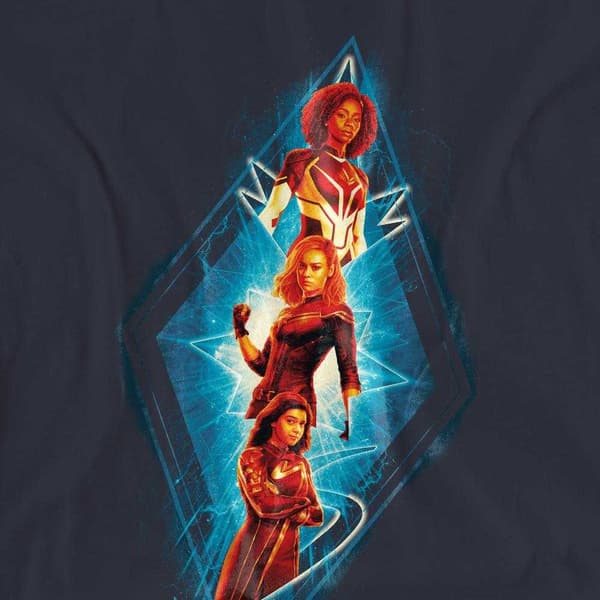 The Marvels Dam/Dam Diamond Trio T-shirt S Deep Navy Deep Navy S